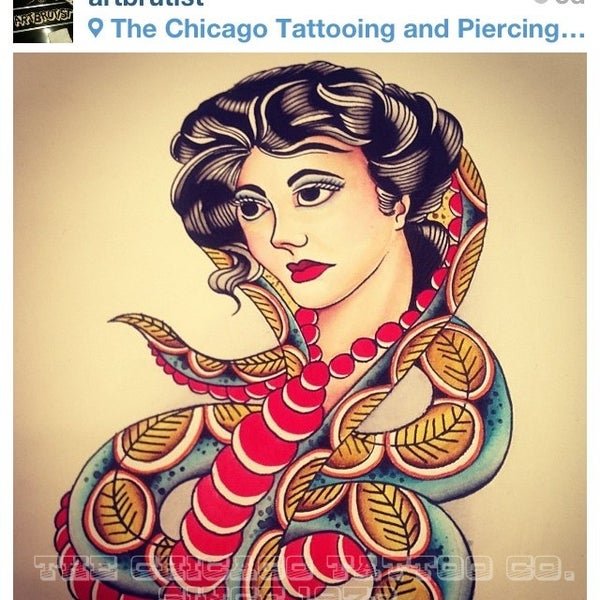 2/8/2013にAllison A.がThe Chicago Tattoo and Piercing Co.で撮った写真