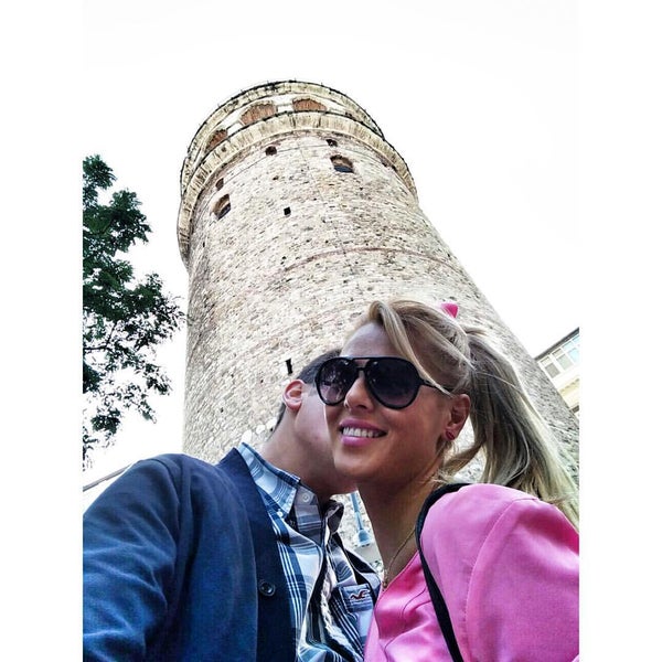 Photo taken at Galata Tower by Hayal on 10/19/2015