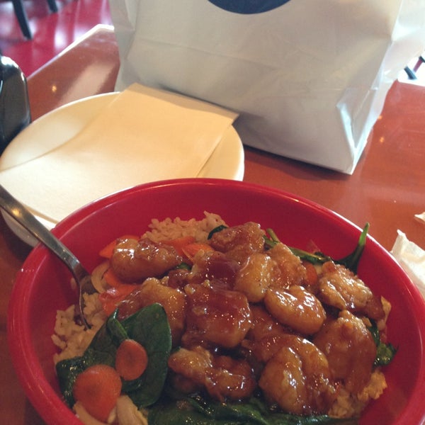Photo taken at Pei Wei by Jv V. on 2/14/2013