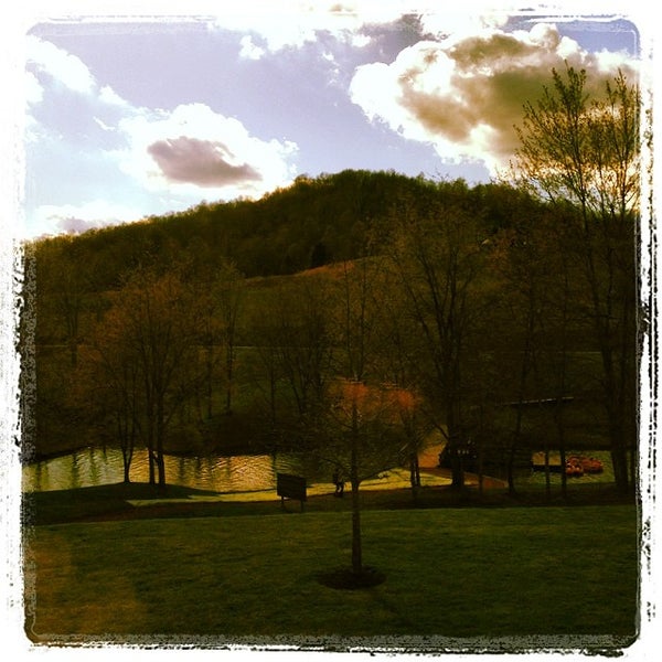 Photo taken at Stonewall Resort by Peter F. on 4/23/2014