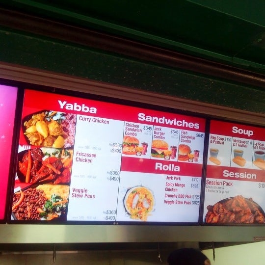 Island grill sales menu