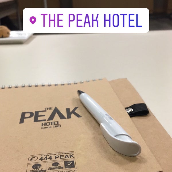 Photo taken at The Peak Hotel by Emre on 1/24/2018