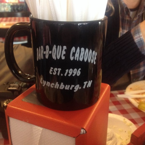 Photo taken at The Bar-B-Que Caboose Cafe by rui f. on 4/15/2014