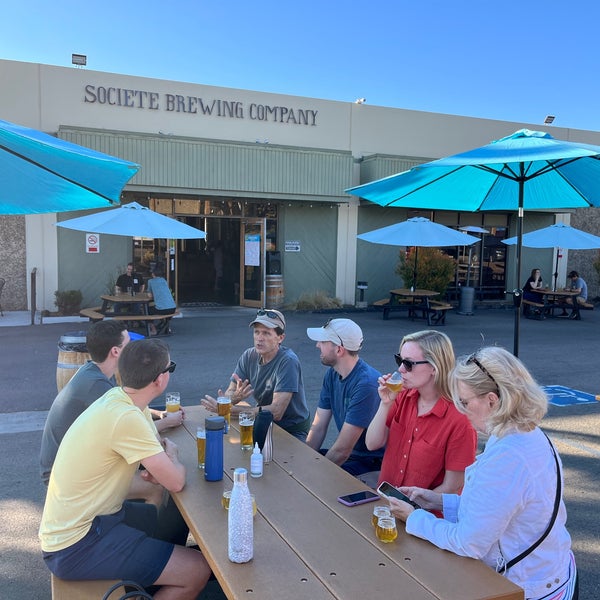 Photo taken at Societe Brewing Company by KM on 11/21/2021