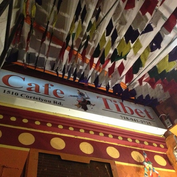 Photo taken at Cafe Tibet by Elizabeth P. on 2/19/2014