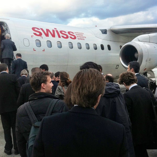 Photo taken at Geneva Cointrin Airport (GVA) by Salvatore C. on 4/18/2013