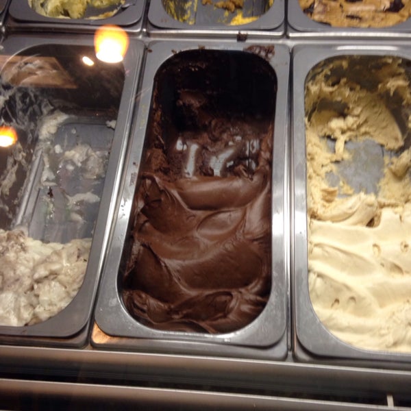 The gelato is tasty, but the labels don't always match what you see in the case, so be sure to double check.