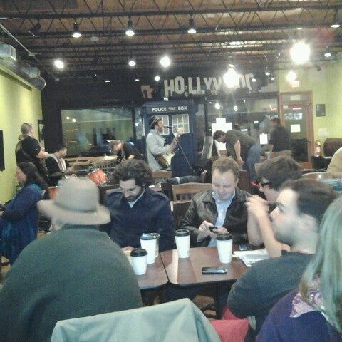 Photo taken at Geeksboro Coffeehouse Cinema by Shane U. on 1/1/2013