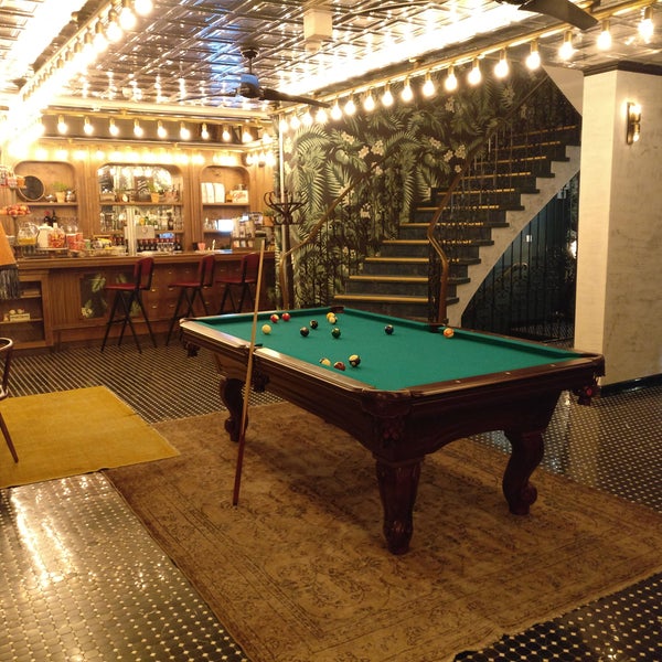 Beautiful, stylish bar with a pool table. Highly recommend for a relaxed drink or two.