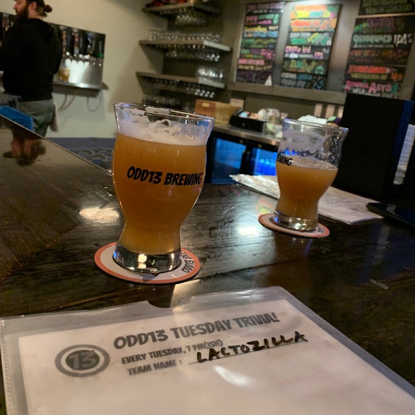 Photo taken at Odd 13 Brewing by C R. on 1/9/2019