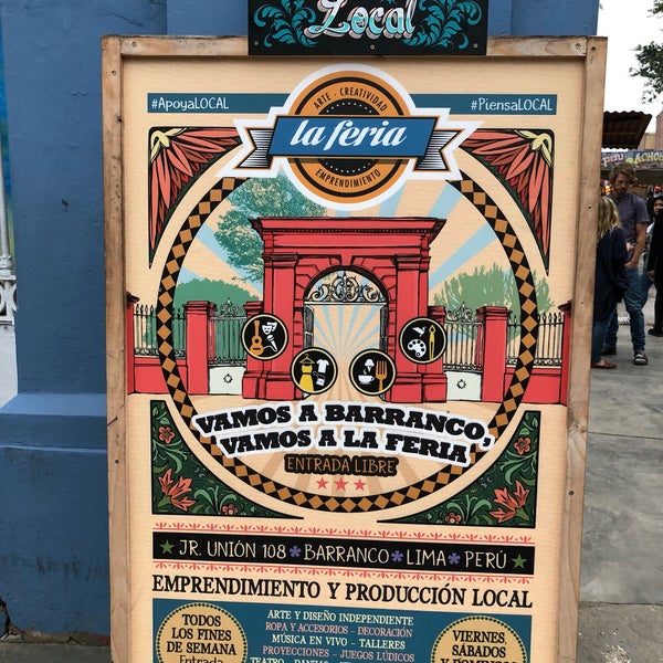 Photo taken at La Feria de Barranco by Javier S. on 7/13/2018