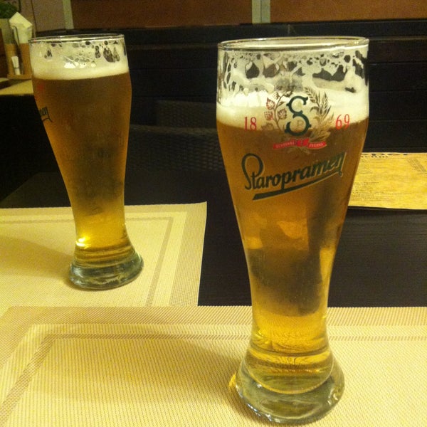 Don't forget to try local beer - Staropramen