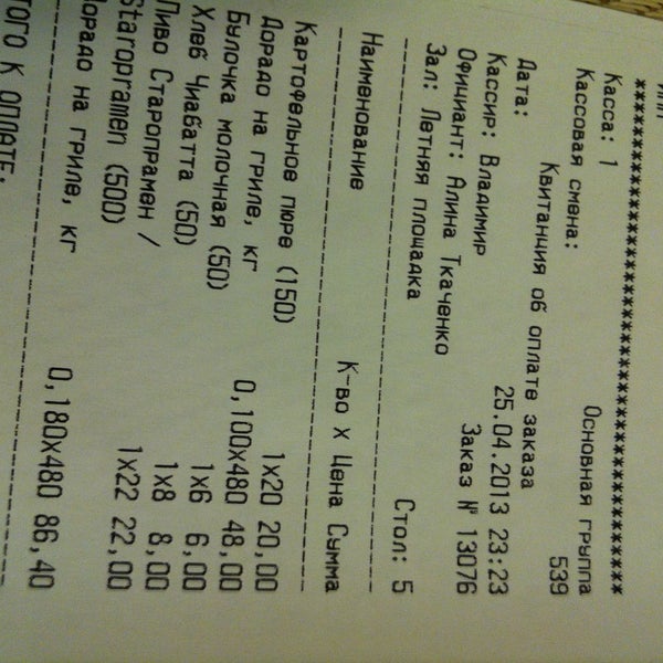 Don't take fish, they charge you triple the amount shown in menu ;(