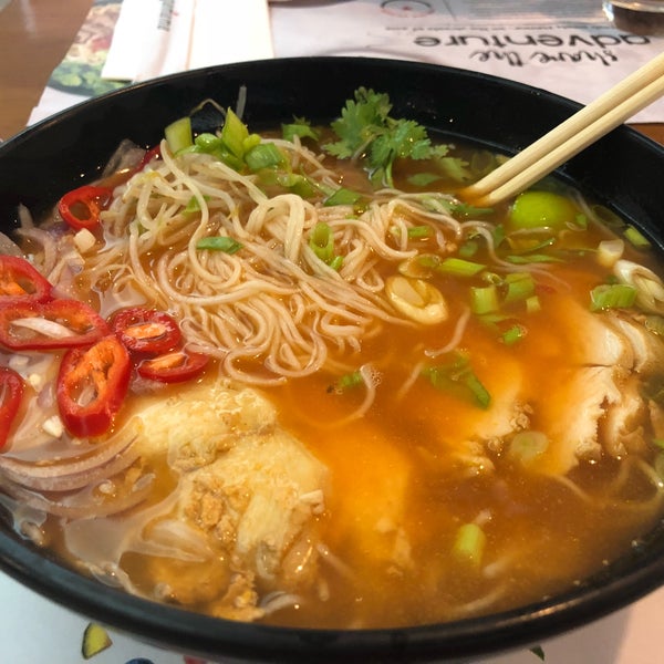 Photo taken at wagamama by Rohan K. on 9/2/2018
