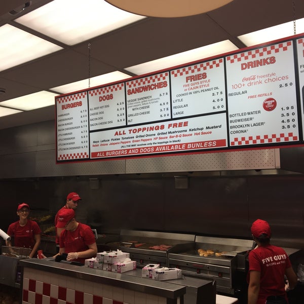 Photo taken at Five Guys by Johnie B. on 8/28/2016