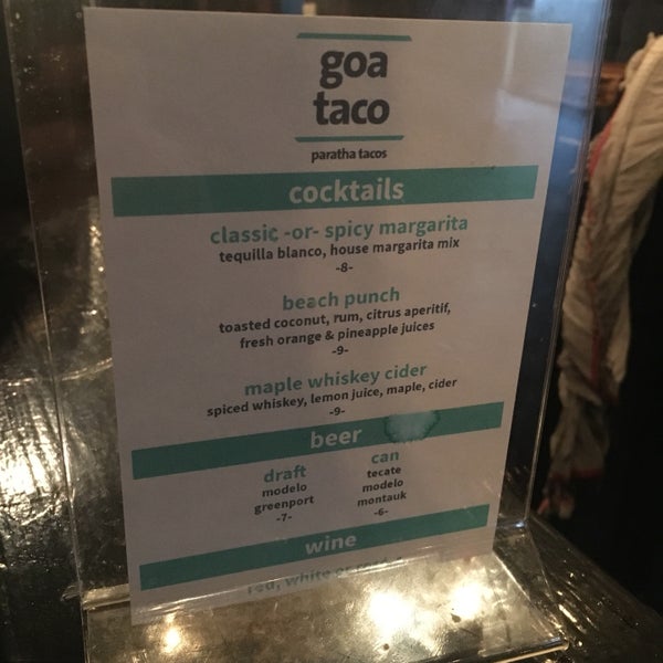 รูปภาพถ่ายที่ Goa Taco โดย Chanel L. เมื่อ 2/11/2017
