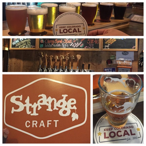 Photo taken at Strange Craft Beer Company by Fleur K. on 7/9/2015