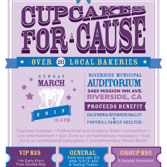 Cakewalk will be a participant in the Inland Empire Cupcake Fair on March 17th in Riverside. Get details and tickets at http://crballet.com/site/2013/02/ieshineon-com-ie-cupcake-fair/.