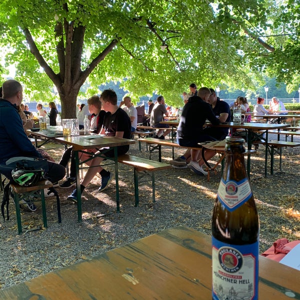 Photo taken at Seehaus im Englischen Garten by Lavi on 7/7/2020