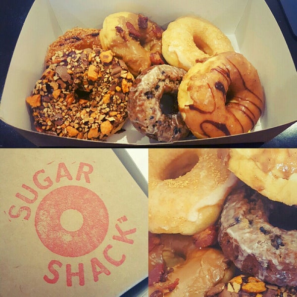 Photo taken at Sugar Shack Donuts &amp; Coffee by Val M. on 6/6/2016