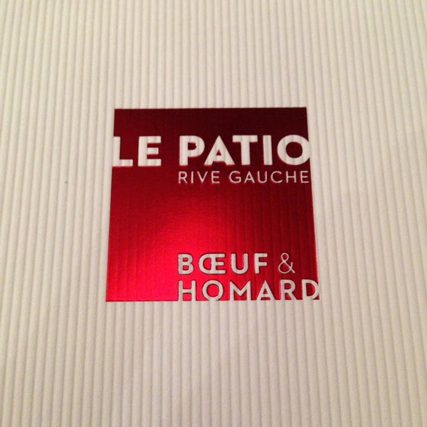 Photo taken at Le Patio - Rive Gauche by Tatiana S. on 7/15/2013