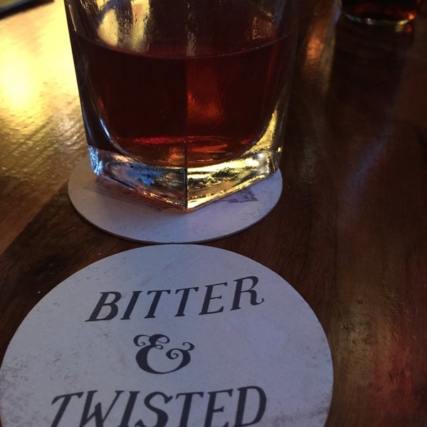 Photo taken at Bitter &amp; Twisted Cocktail Parlour by Robyn S. on 10/7/2017