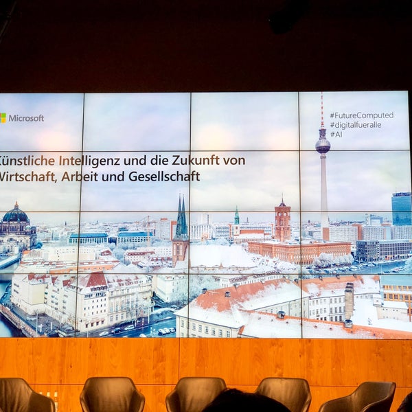 Photo taken at Microsoft Berlin by Michael P. on 1/22/2018