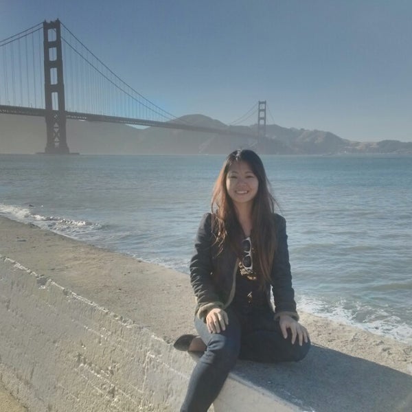 Photo taken at *CLOSED* Golden Gate Bridge Walking Tour by Jun-Qian on 6/23/2013