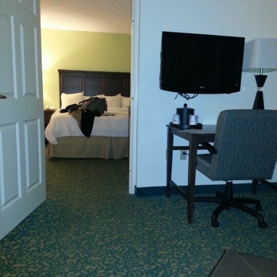 Photo taken at Hampton Inn &amp; Suites by Marla R. on 10/22/2012