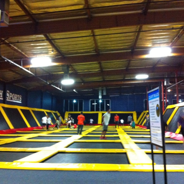 Photo taken at Sky High Sports Woodland Hills by Chris L. on 5/5/2013