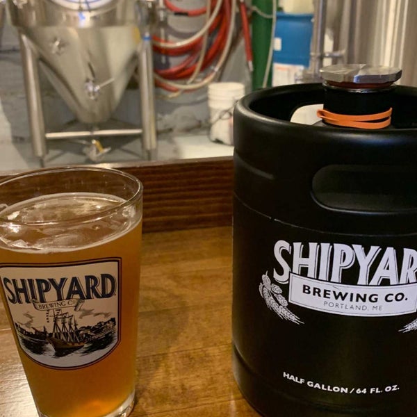 Photo taken at The Shipyard Brewing Company by P P. on 9/13/2021