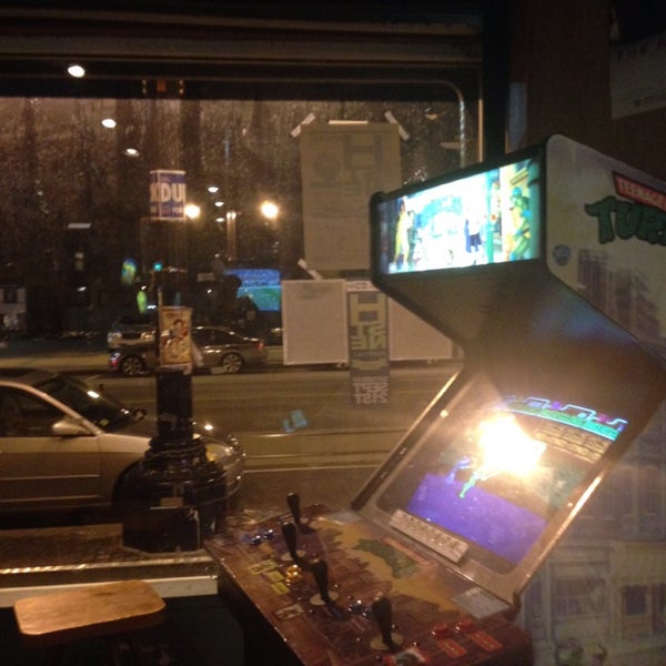 All the fun of the 80s and 90s in a bar setting. Play classic consoles as you sit at the bar!