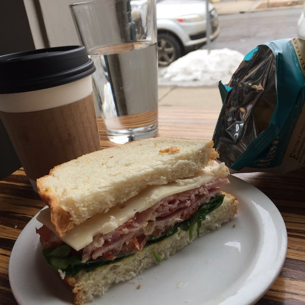 Ham & Swiss (non-toasted) and a drip.