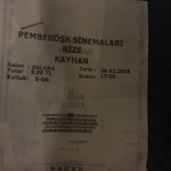 2/26/2018にNrがPembeKöşk Sinemasıで撮った写真