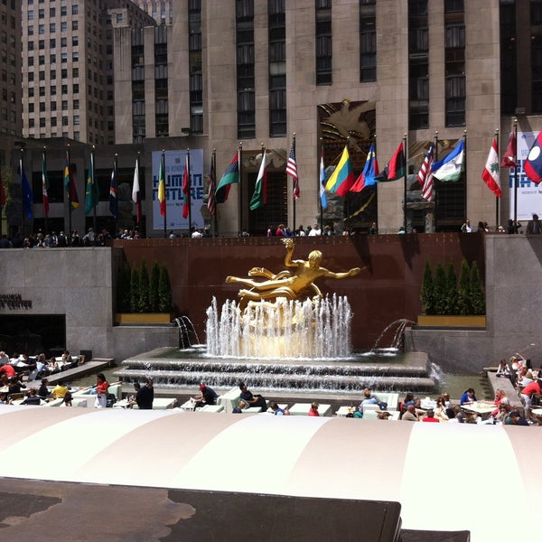 Photo taken at Rockefeller Center by Anna on 5/7/2013