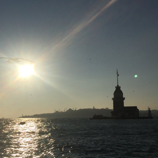 Photo taken at Maiden&#39;s Tower by Zeynep A. on 1/2/2017