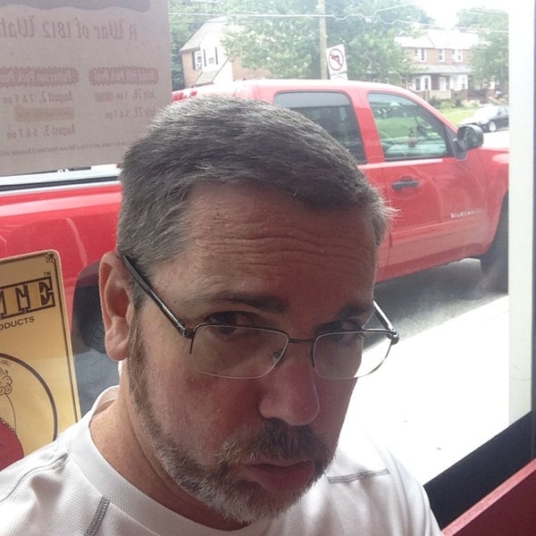 Photo taken at Lucky 3 Barber by Michael on 8/2/2014