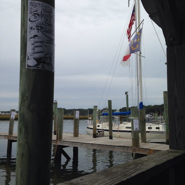 Photo taken at Yacht Basin Eatery by Amy on 10/22/2013