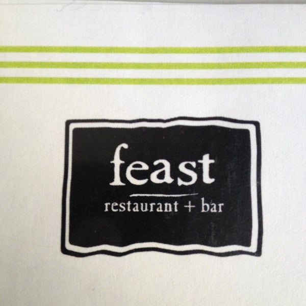 Das Foto wurde bei Feast Restaurant &amp; Bar von Carl B. am 3/23/2013 aufgenommen