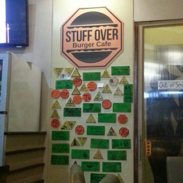 Photo taken at Stuff Over Burger Cafe by Hanna M. on 3/5/2015