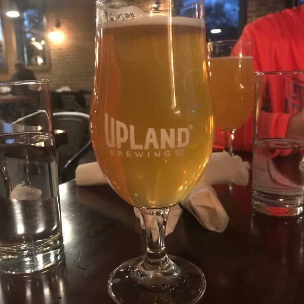 Photo taken at Upland Brewing Company Tasting Room by Justin S. on 11/6/2019