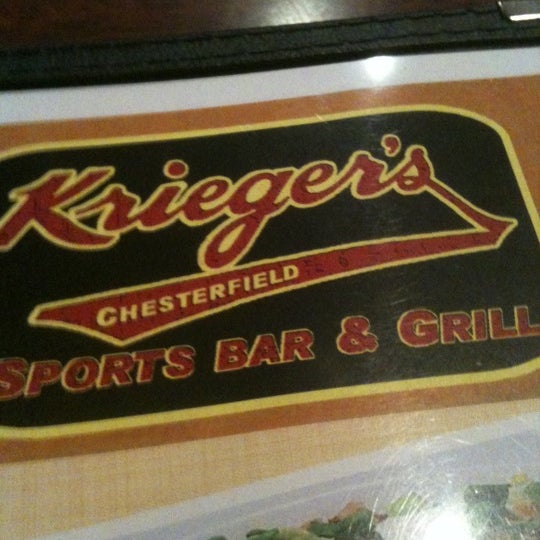Das Foto wurde bei Krieger&#39;s Chesterfield Sports Bar von Jon F. am 10/27/2012 aufgenommen
