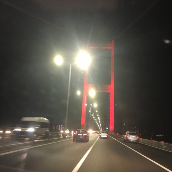 Photo taken at Bosphorus Bridge by Hatice K. on 10/12/2017