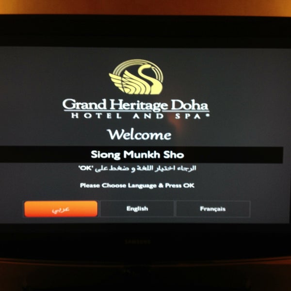 Foto tirada no(a) Grand Heritage Doha Hotel and Spa por Kent C. em 5/5/2013