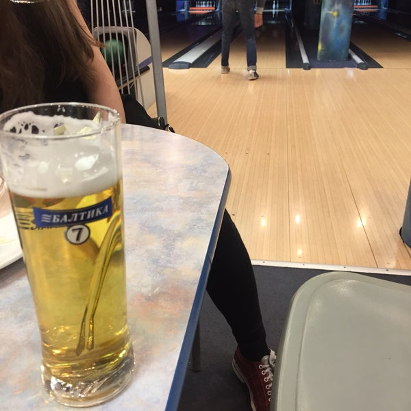 Photo taken at КосмоДоМ bowling &amp; bar by Анастасия П. on 1/8/2017