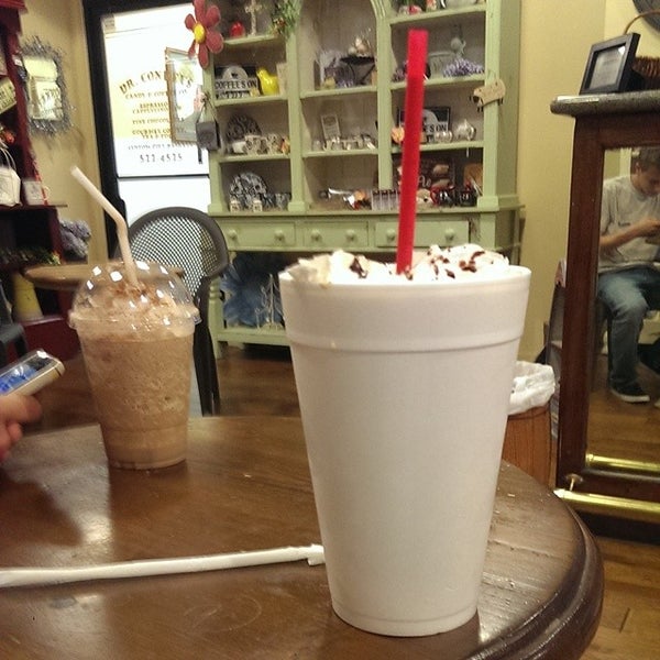 Photo taken at Dr. Conkey&#39;s Candy and Coffee Co. by Ben V. on 7/24/2014