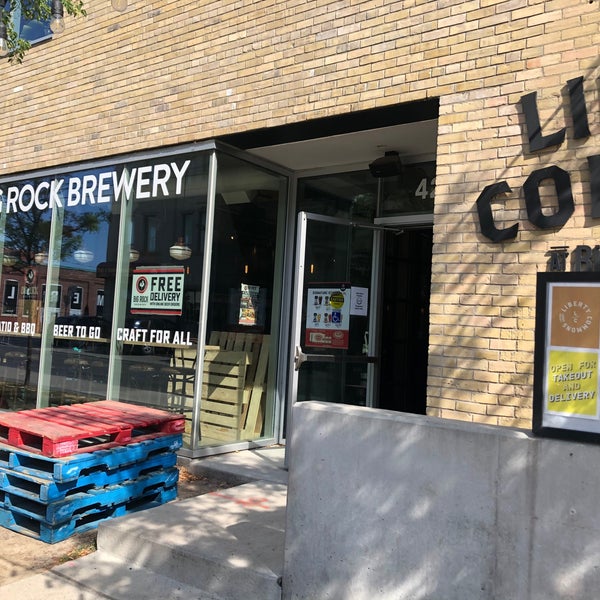 Photo taken at Liberty Commons at Big Rock Brewery by Darcy on 7/15/2020