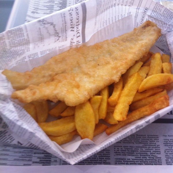 Photo taken at Fish&amp;Chips by erhan t. on 5/4/2015