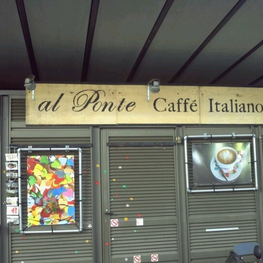 Photo taken at Al Ponte - Caffe&#39; Italiano by Vp B. on 11/18/2012