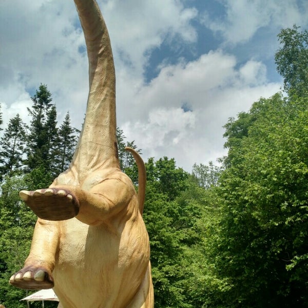 Photo taken at Dinosaurierpark Teufelsschlucht by Daniel D. on 5/27/2016